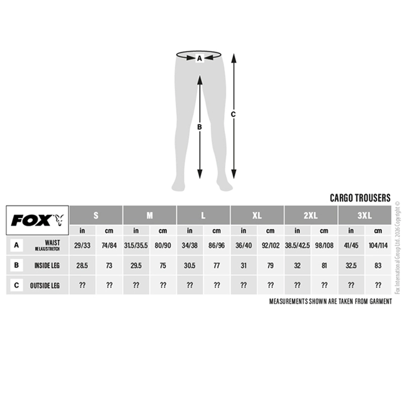 Fox Khaki Lightweight Cargo Trousers